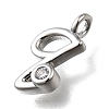 Brass Micro Pave Cubic Zirconia Pendants KK-B132-12P-Q-2
