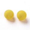 Flocky Acrylic Beads LS-OACR-I001-12mm-L18-2