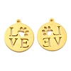 304 Stainless Steel Pendants STAS-F231-038G-A-2