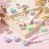 24Pcs 6 Colors Opaque Acrylic Beads SACR-SP0001-27-3