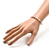 Natural Pearl Beads Adjustable Slider Bracelet for Girl Women Gift BJEW-JB06820-02-3
