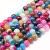 16 Strands Natural Agate & Banded Agate & Crackle Agate Beads CLSA-A0001-01-5