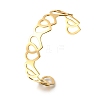 304 Stainless Steel Cuff Bangles BJEW-S172-01G-2