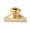 Golden Plated Triangle Shaped Wax Seal Brass Stamp Head STAM-K001-04G-02-3