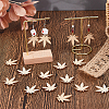 60Pcs Wood Pendants WOOD-FH0002-30C-5