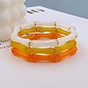 Acrylic Bamboo Joint Beaded Bracelets for Women FS-WG26A21-12-1