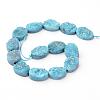 Electroplated Natural Quartz Crystal Beads Strands G-P150-12x16mm-09-2