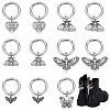 12Pcs 6 Style Alloy Pendant Decorations HJEW-GA00036-1