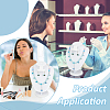 1Pc Bust Shaped PU Leather Necklace Display Stands NDIS-PH0001-16-5