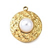Plastic Pearl Pendants LS-STAS-Q360-03I-G-1