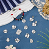 32Pcs 8 Styles Alloy Pendants FIND-SC0022-88-4