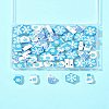 60Pcs 6 Styles Christmas Theme Printed Wood Beads WOOD-FS0001-33-9