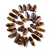 Natural Tiger Eye Beads Strands G-F719-21-2