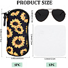 1Pc Rectangle Durable Neoprene Glasses Storage Zipper Bags ABAG-CN0001-23B-2