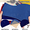 24Pcs 6 Colors Jewelry Flocking Cloth DIY-BC0013-25E-4