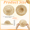 Doll Straw Hat DIY-WH0504-827D-2