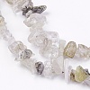 Natural Rutilated Quartz Stone Bead Strands X-G-R192-16-3