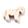 Synthetic Turquoise Dyed Horse Beads G-B015-03-2