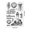 Custom Summer Theme PVC Plastic Clear Stamps DIY-WH0631-0067-6