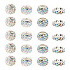 Cheriswelry 100Pcs 4 Styles Pave Disco Ball Beads RB-CW0001-01-2