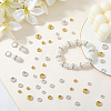 300Pcs 6 Styles Brass Rhinestone Spacer Beads RB-PA0001-02-3