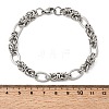 201 Stainless Steel Link Chain Bracelets for Men STAS-T077-08P-5