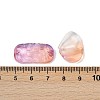 Gradient Color Transparent Glass Beads GLAA-B026-01K-3