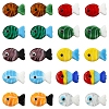 20Pcs 10 Colors Handmade Lampwork Beads LAMP-YW0004-13-2