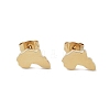 PVD Vacuum Plating 304 Stainless Steel Stud Earrings for Women X-EJEW-A048-07G-1