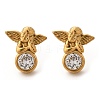 304 Stainless Steel Stud Earrings EJEW-R026-02G-4