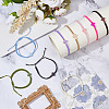 9Pcs 9 Colors Polyester Cord Braided Bead Bracelets BJEW-DC0001-20-4