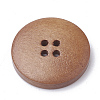 4-Hole Wooden Buttons X-WOOD-S040-36-3