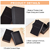 Kraft Paper Cardboard Jewelry Boxes LS-CBOX-BC0001-16-4
