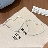 Alloy Epoxy Hoop Earrings FS-WG979F0-09-1
