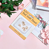 8Pcs Brass Lobster Claw Clasps KK-BBC0022-43-7