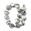 Natural Tree Agate Beads Strands G-D105-A05-2