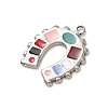 304 Stainless Steel Enamel Pendants SA-CBA46B2-05P-2