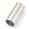 304 Stainless Steel Magnetic Clasps with Glue-in Ends STAS-O148-06A-1