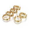 Brass Micro Pave Cubic Zirconia Cuff Rings RJEW-N032-004-NF-1