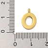 Ion Plating(IP) 304 Stainless Steel Charms STAS-G345-01G-O-3