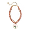 Natural Malaysia Jade Multi-strand Bracelets BJEW-JB12439-01-2