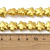 Electroplate Glass Beads Strands EGLA-H109-03-4