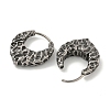 316 Surgical Stainless Steel Hoop Earrings EJEW-D096-07C-AS-2