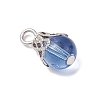 Glass Pendants PALLOY-JF03284-02-4