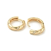 Brass Hoop Earrings EJEW-C112-01G-2