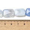 Natural Striped Agate/Banded Agate Beads Strands G-B137-B01-01D-5