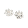 ABS Electroplated Snowflake Plastic Spacer Beads KY-I002-01B-2