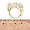 Natural Rose Quartz Cuff Rings GG-CBA5FCC-02G-09-5