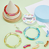DICOSMETIC DIY Curved Tube Bracelet Making Kit DIY-DC0001-89-4