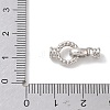 925 Sterling Silver Fold Over Clasps SE-CBAF1B0-05P-2